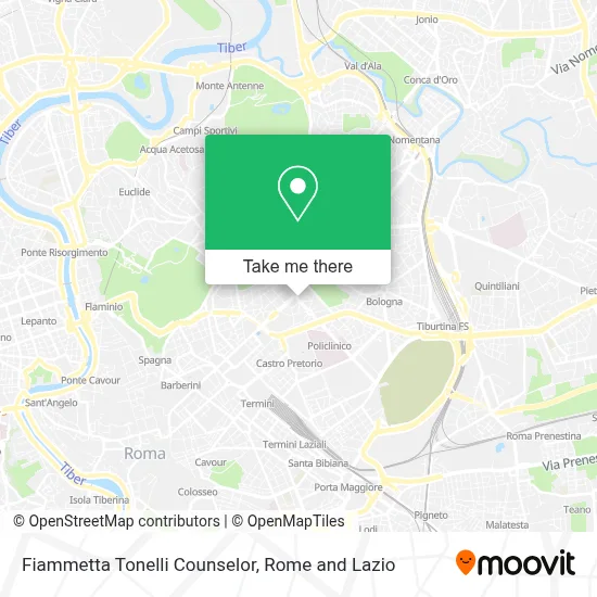 Fiammetta Tonelli Counselor map