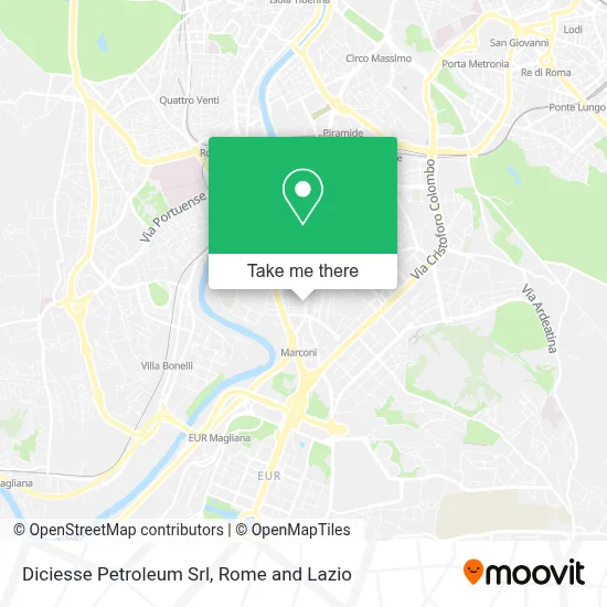 Diciesse Petroleum Srl map