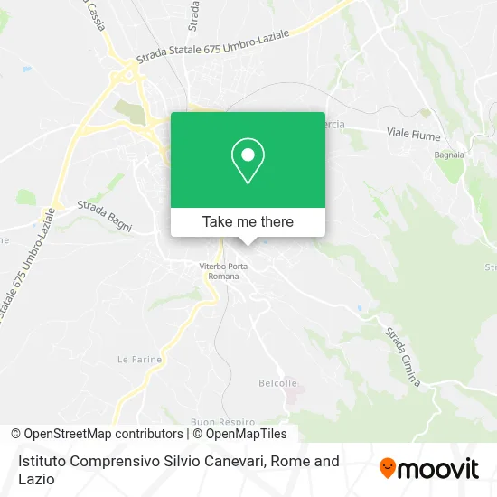Istituto Comprensivo Silvio Canevari map