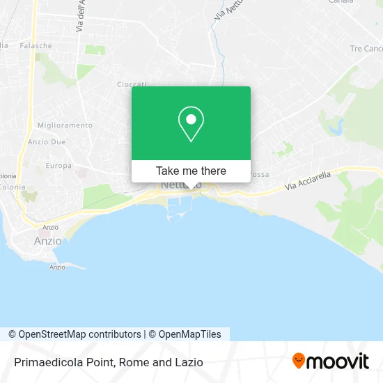 Primaedicola Point map