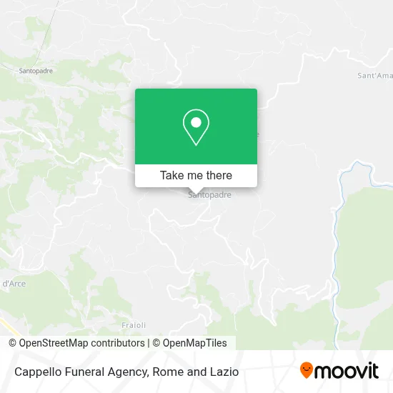 Cappello Funeral Agency map
