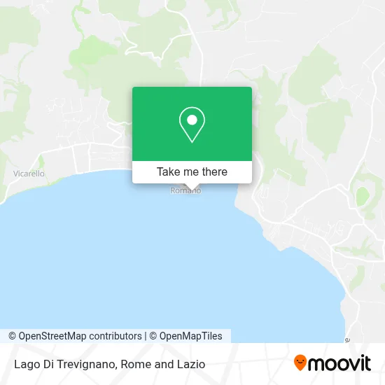 Lago Di Trevignano map