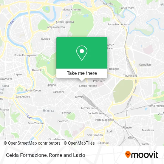 Ceida Formazione map