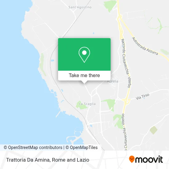 Trattoria Da Amina map