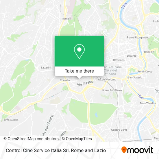 Control Cine Service Italia Srl map