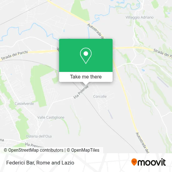 Federici Bar map