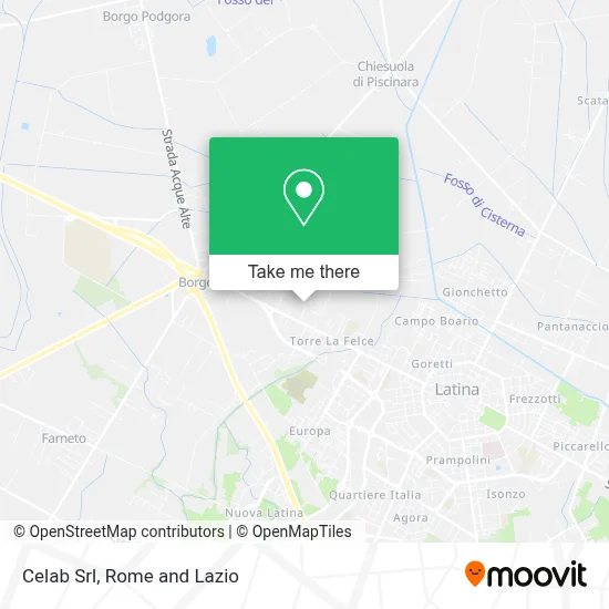 Celab Srl map