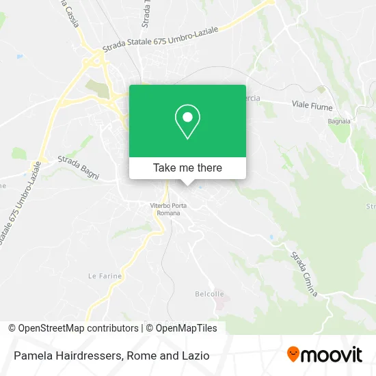 Pamela Hairdressers map