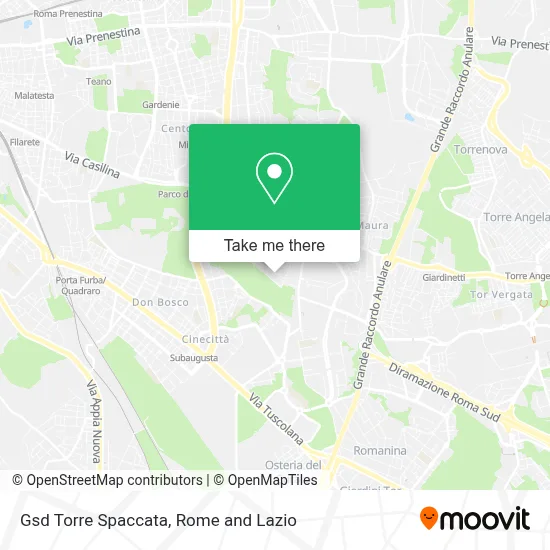 Gsd Torre Spaccata map