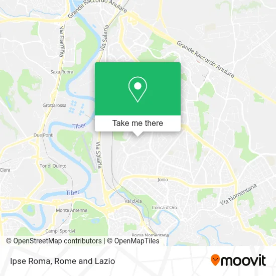 Ipse Roma map