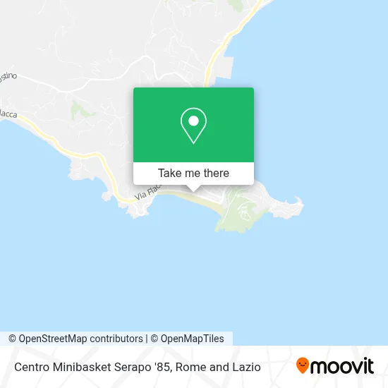 Centro Minibasket Serapo '85 map