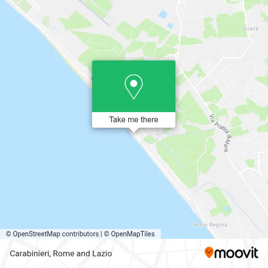 Carabinieri map