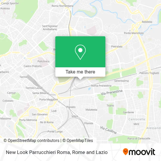 New Look Parrucchieri Roma map