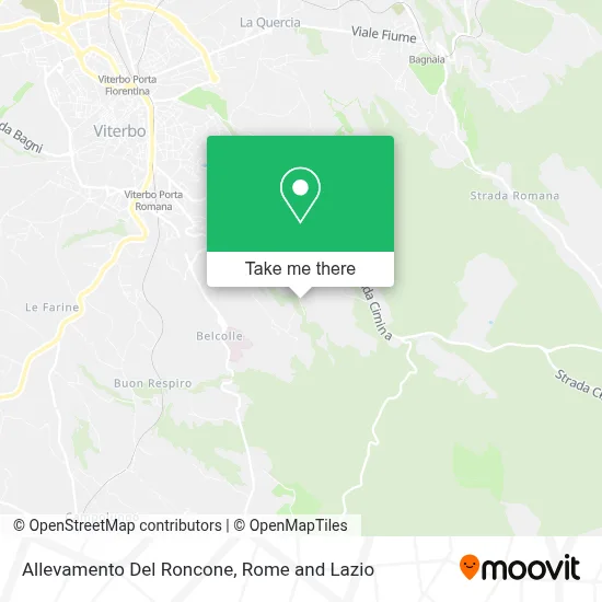 Allevamento Del Roncone map