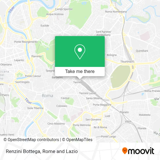 Renzini Bottega map