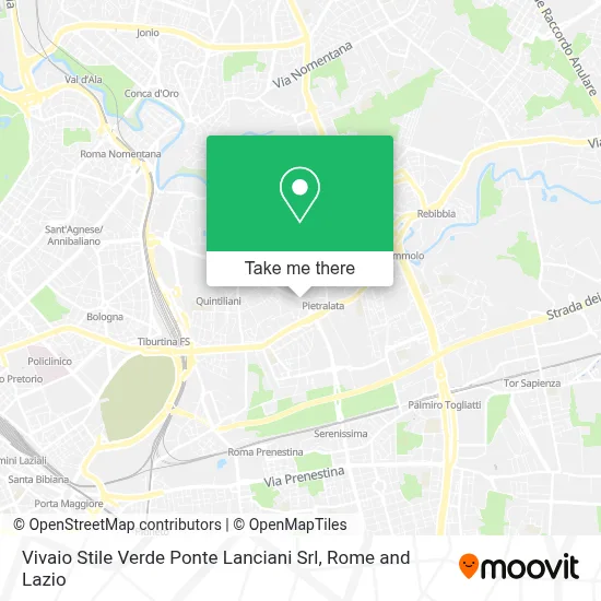 Vivaio Stile Verde Ponte Lanciani Srl map