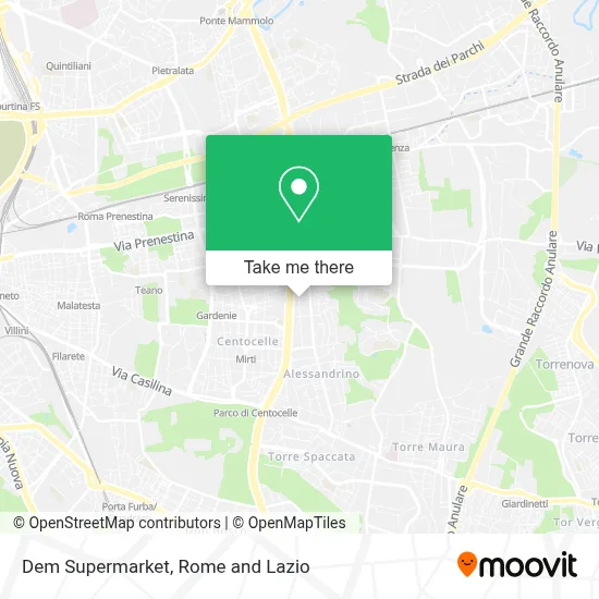 Dem Supermarket map