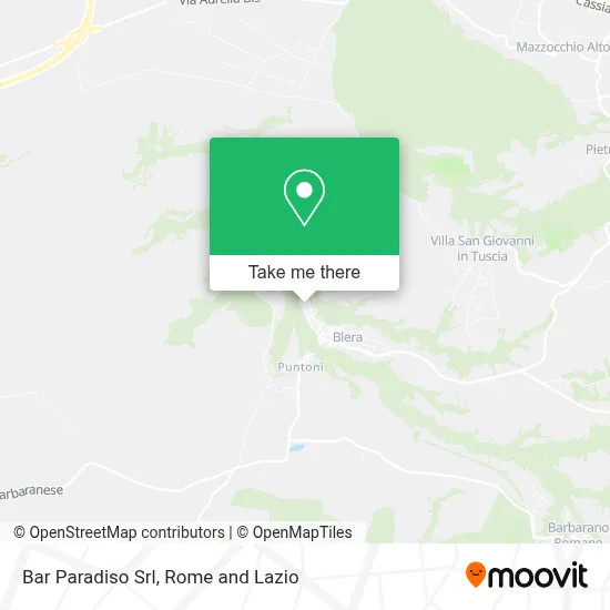 Bar Paradiso Srl map