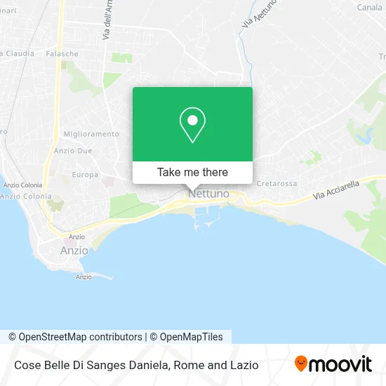 Cose Belle Di Sanges Daniela map
