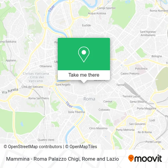 Mammina - Roma Palazzo Chigi map
