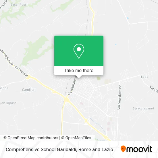 Comprehensive School Garibaldi map