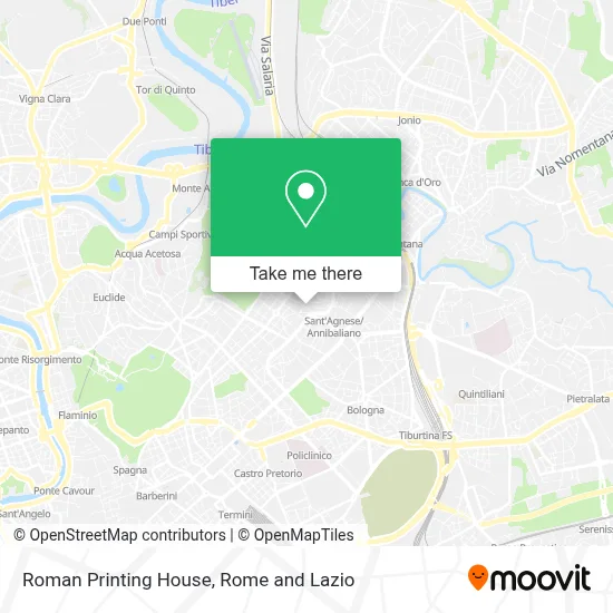 Roman Printing House map