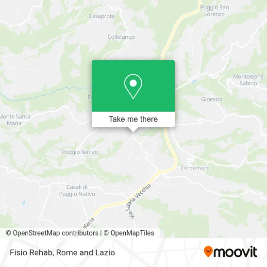 Fisio Rehab map