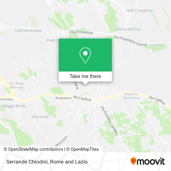 Serrande Chiodini map