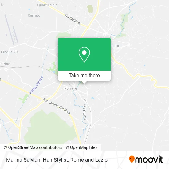 Marina Salviani Hair Stylist map