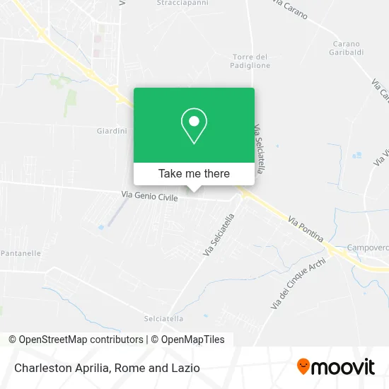 Charleston Aprilia map