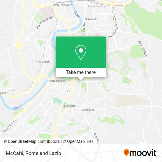 McCafé map