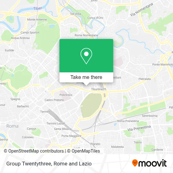 Group Twentythree map