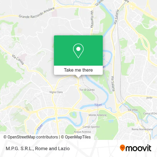 M.P.G. S.R.L. map