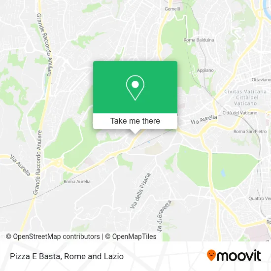 Pizza E Basta map