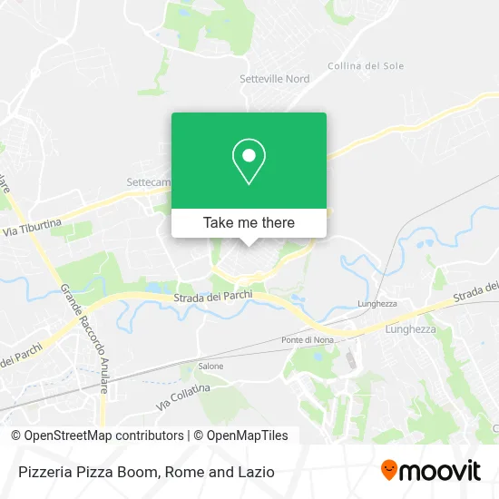 Pizzeria Pizza Boom map