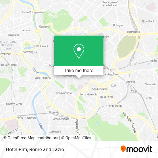 Hotel Rim map