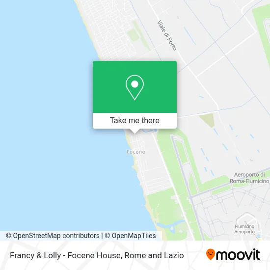 Francy & Lolly - Focene House map