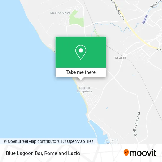 Blue Lagoon Bar map