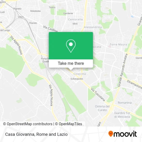 Casa Giovanna map