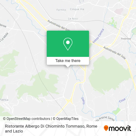 Ristorante Albergo Di Chiominto Tommaso map