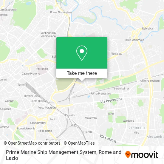 Prime Marine Ship Management System map