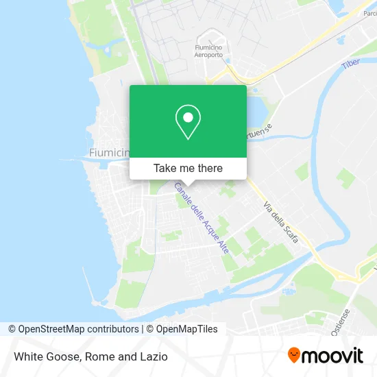 White Goose map