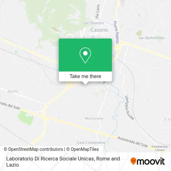 Laboratorio Di Ricerca Sociale Unicas map