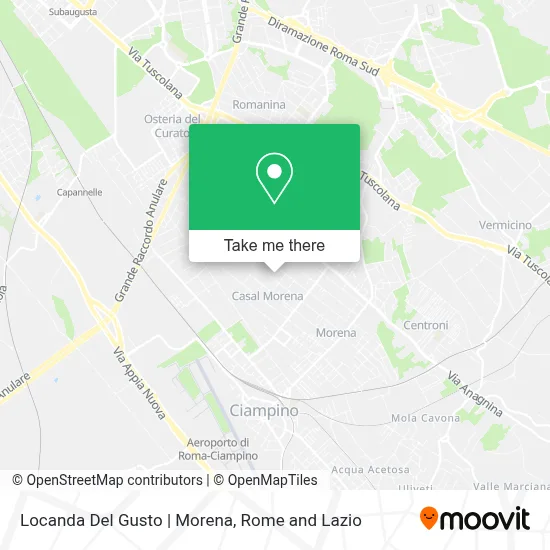 Locanda Del Gusto | Morena map