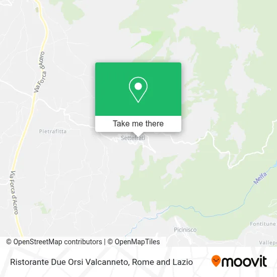 Ristorante Due Orsi Valcanneto map