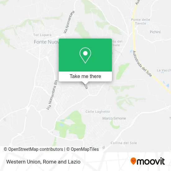 Western Union map