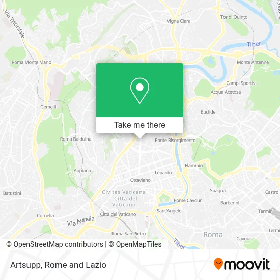 Artsupp map