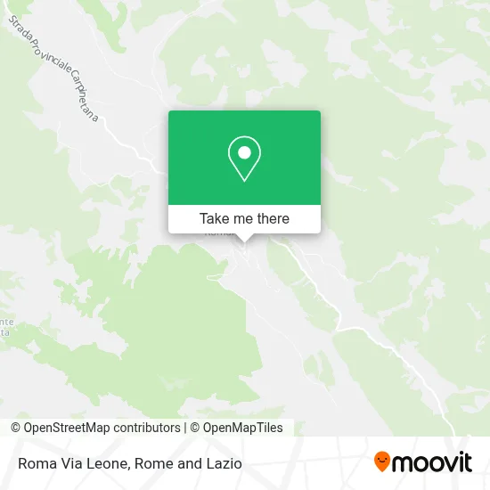 Roma Via Leone map