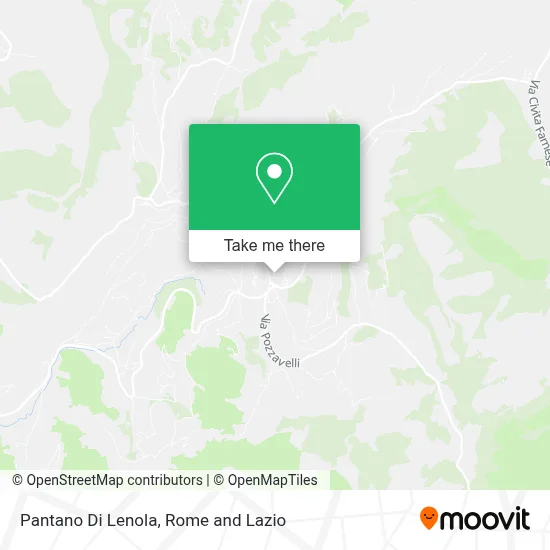 Pantano Di Lenola map