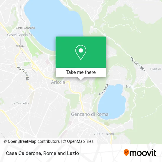 Casa Calderone map